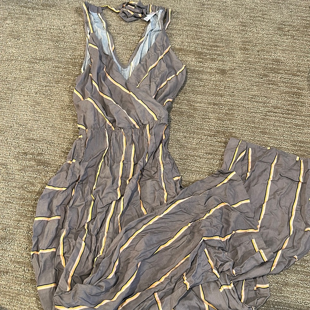 Striped romper